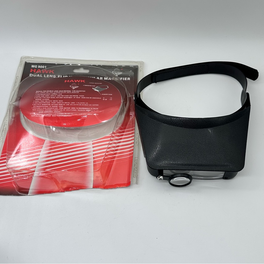 Hawk MG 9001 dual-lens, flip-in binocular magnifier - Black